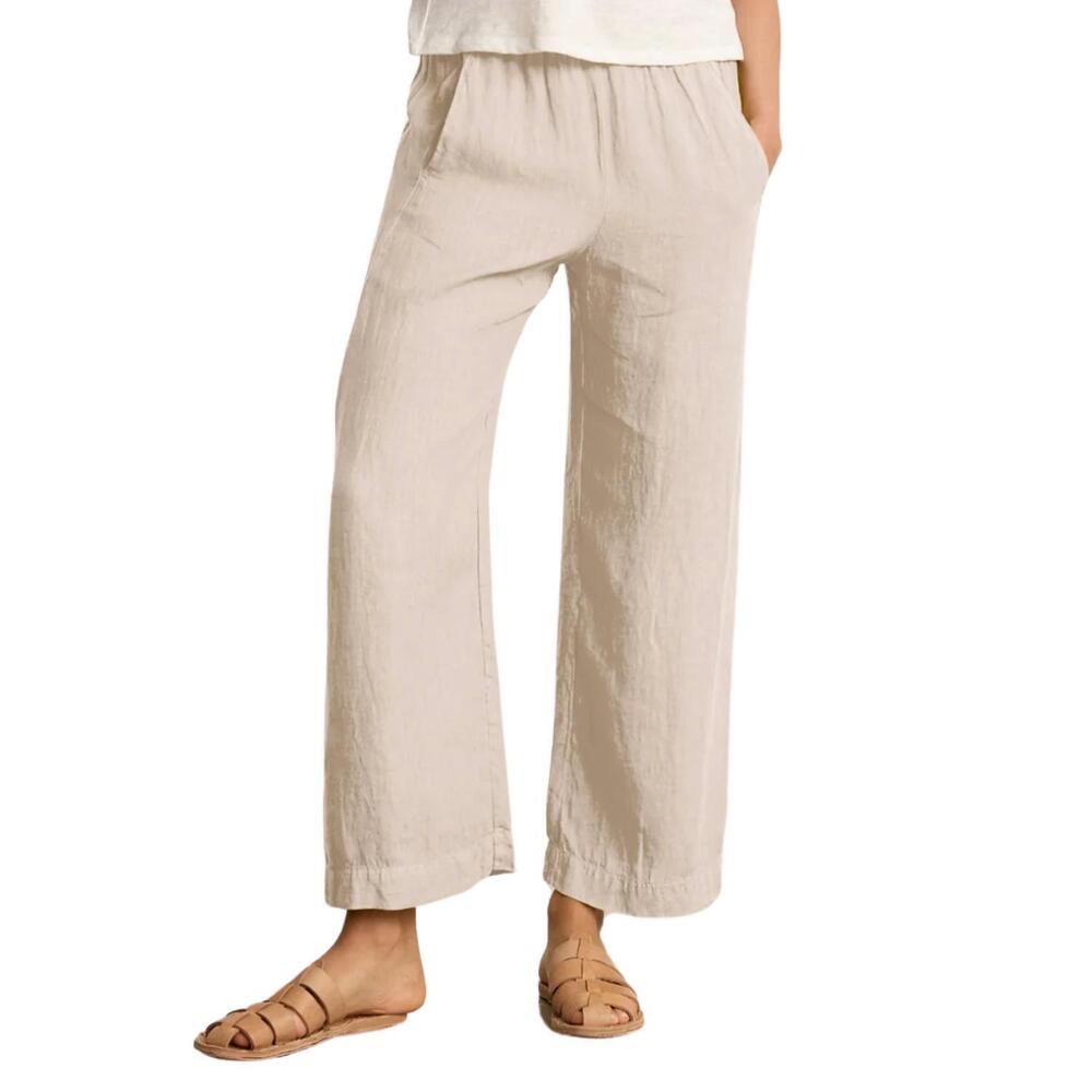 NEW VELVET BY GRAHAM & SPENCER lola linen pant in cobble